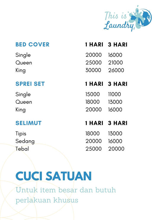 Cuci Satuan This is Laundry