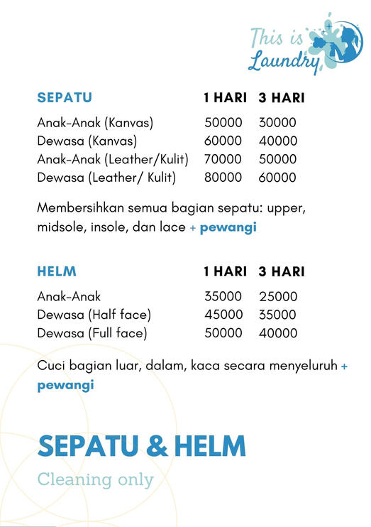 Cuci Helm dan Sepatu