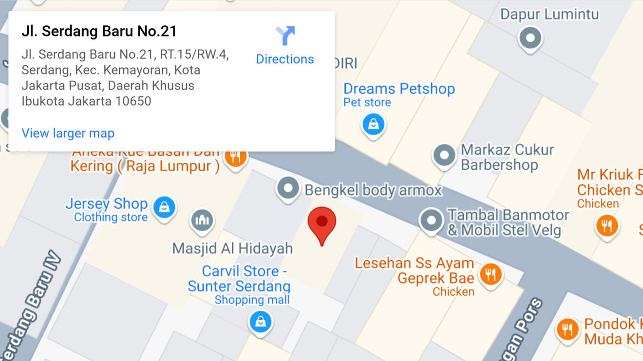 This is Laundry Map Location